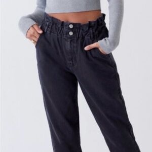 PacSun Women's High-Rise Straight Jeans - Black